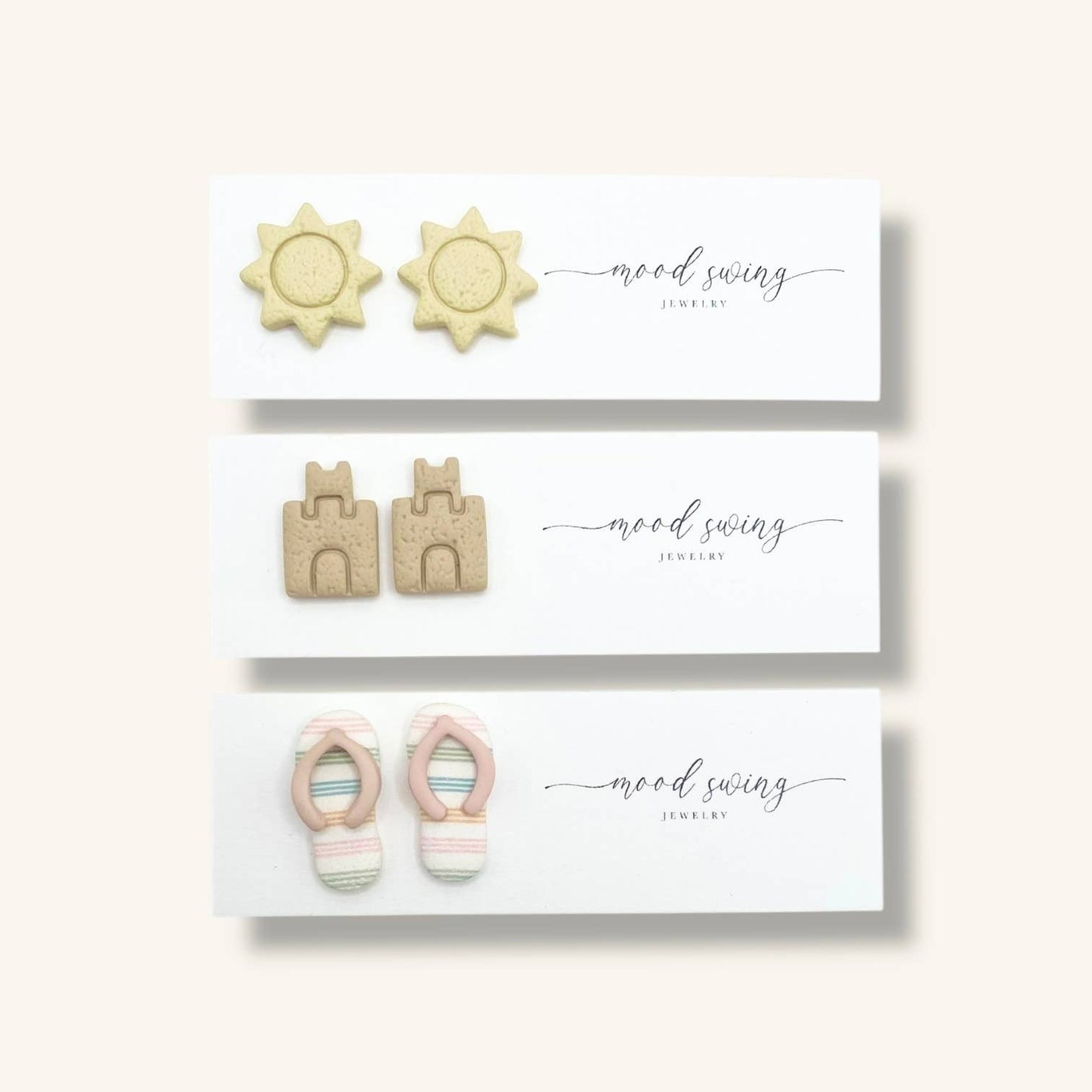 Catch Some Rays Collection | Polymer Clay Studs