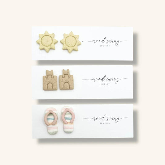 Catch Some Rays Collection | Polymer Clay Studs