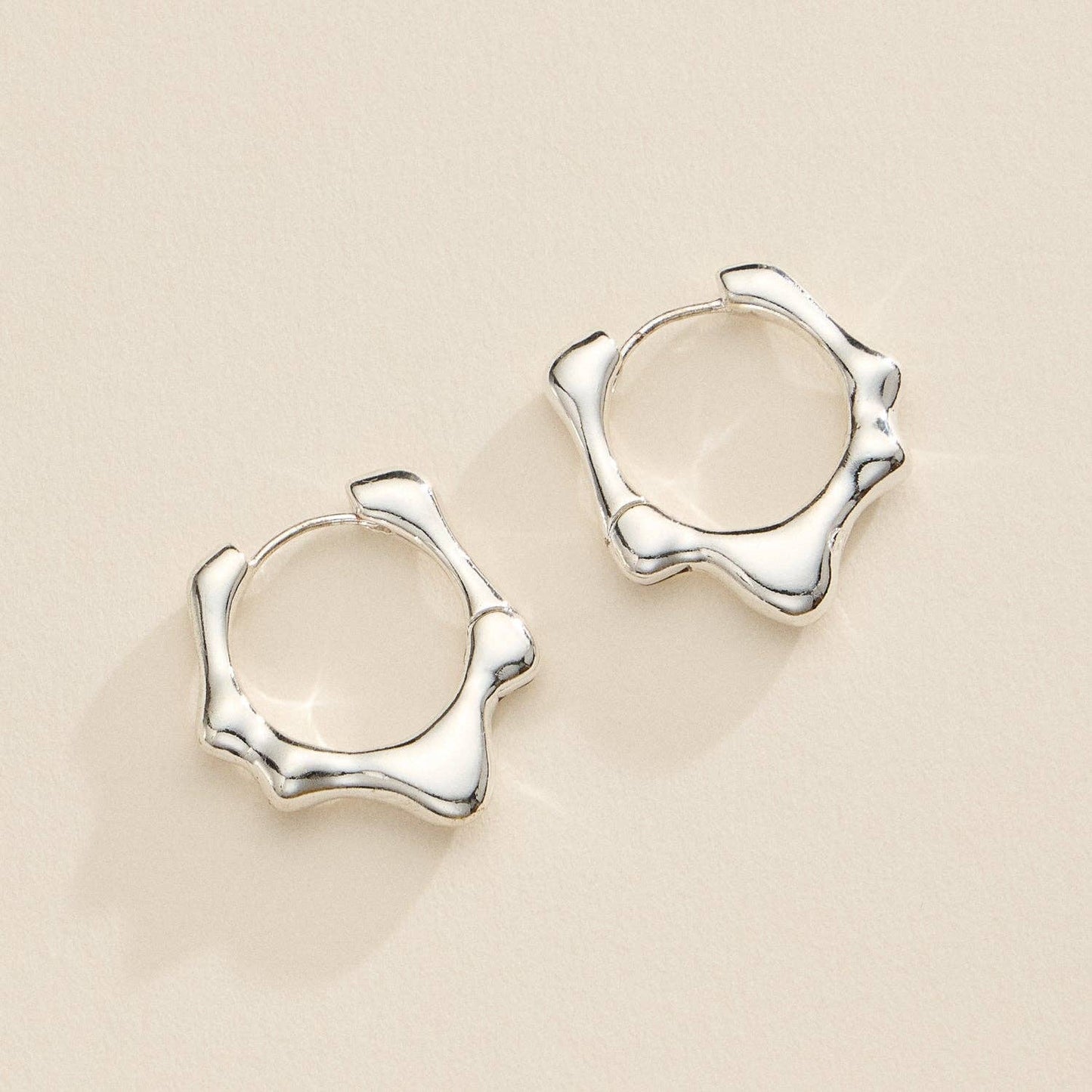 Fluid Hoop Earrings
