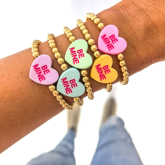 Savvy Candy Heart Bracelet NON-TARNISH