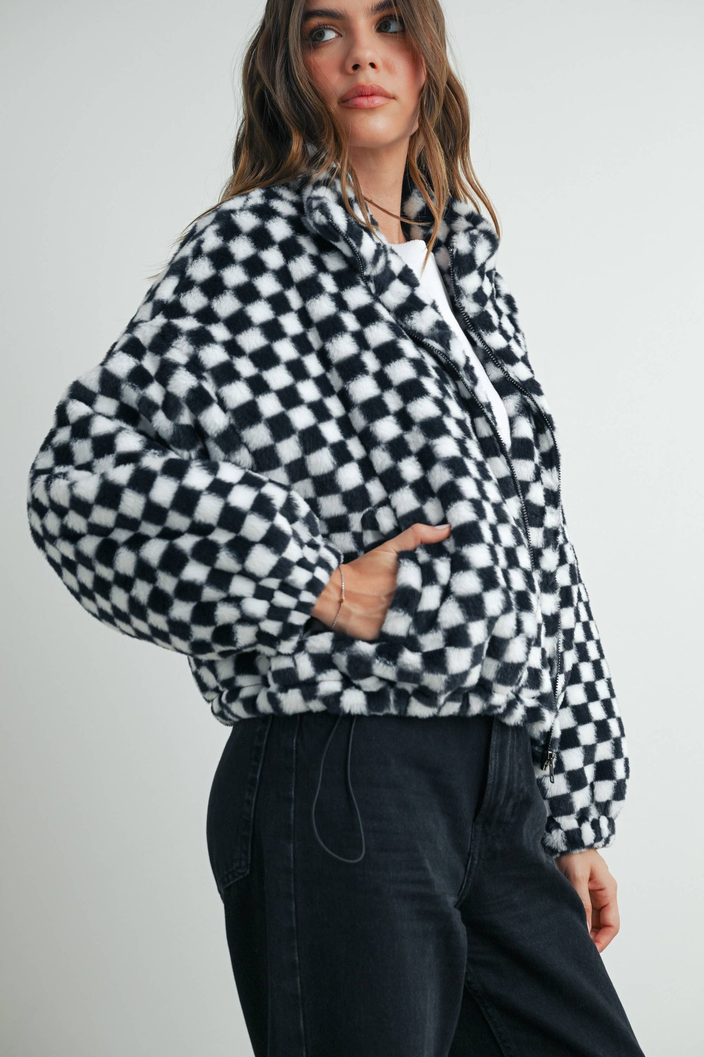 SOFT CHECKER JACKET
