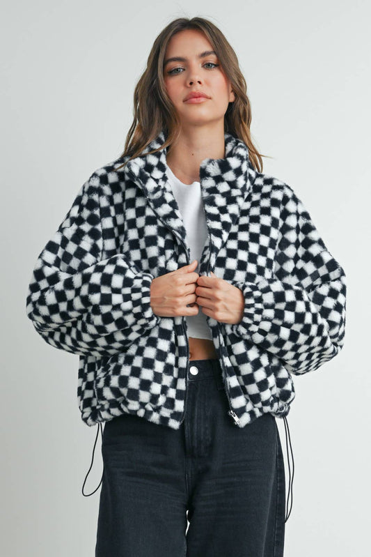 SOFT CHECKER JACKET