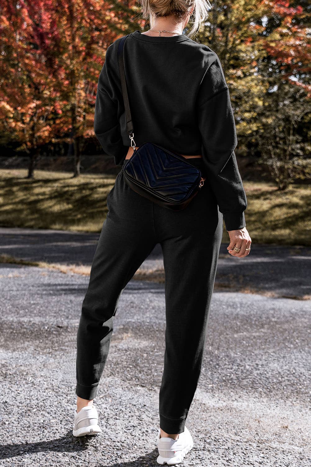 Fireside cozy sweat outfit