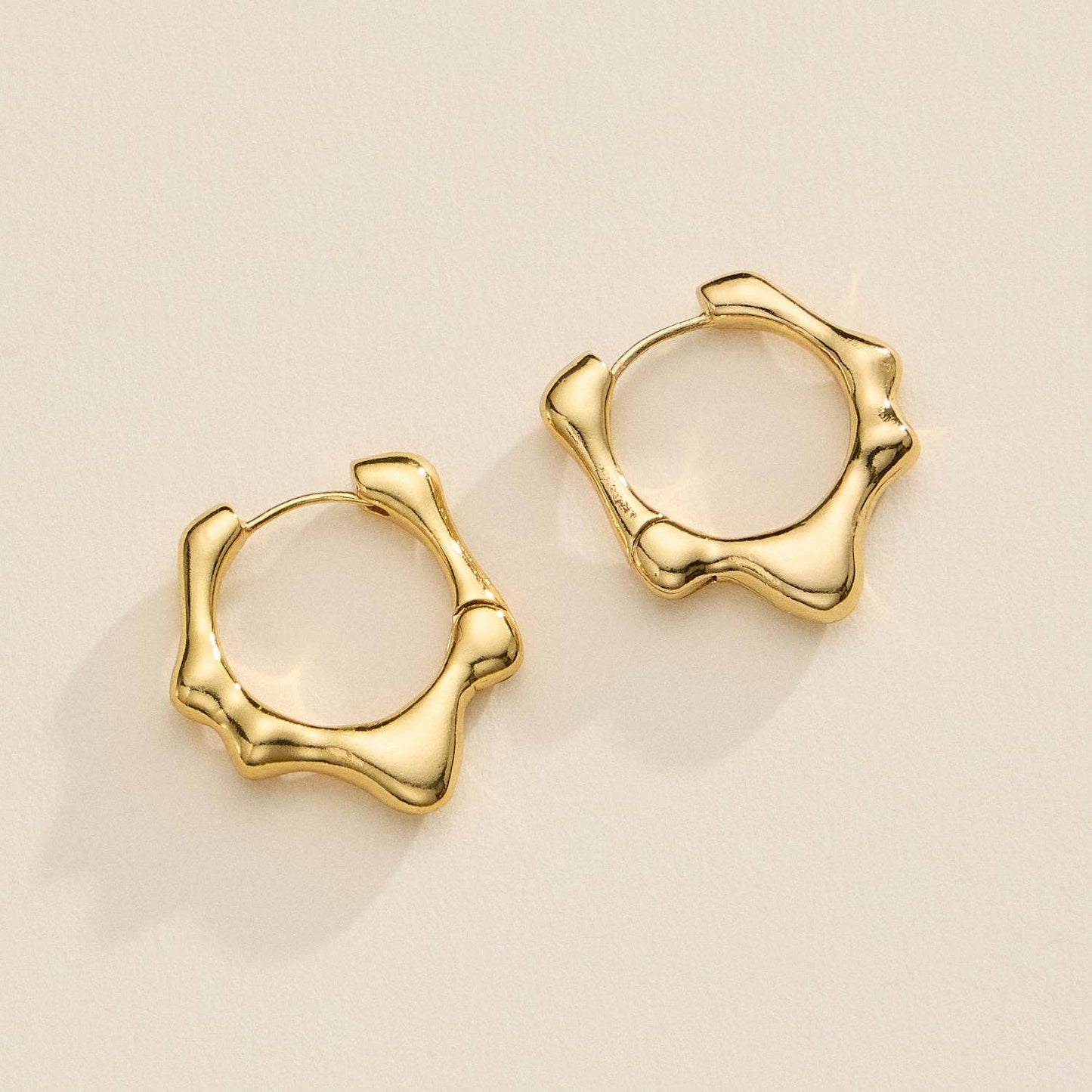 Fluid Hoop Earrings