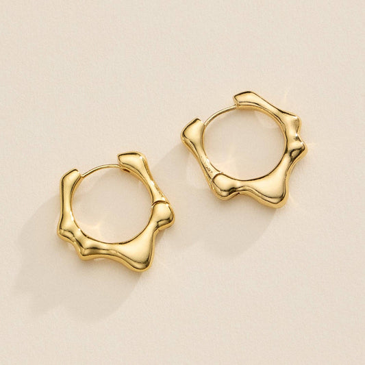 Fluid Hoop Earrings