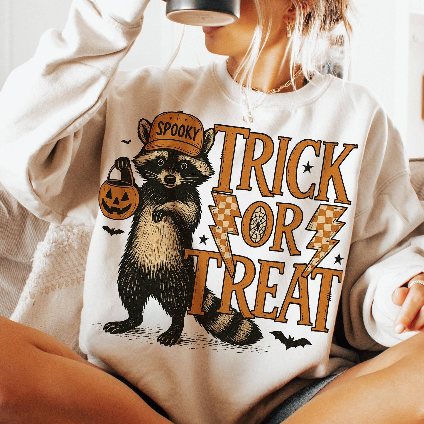 Feral Trick or Treat Sweatshirt