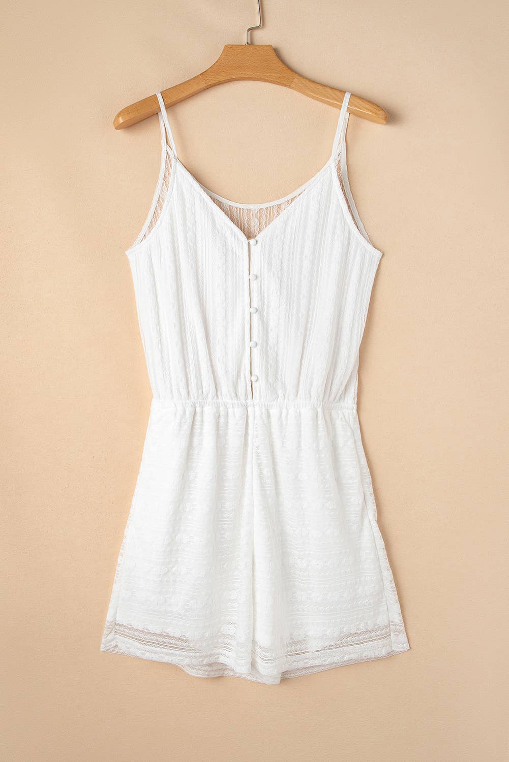Lace Spaghetti Strap Romper
