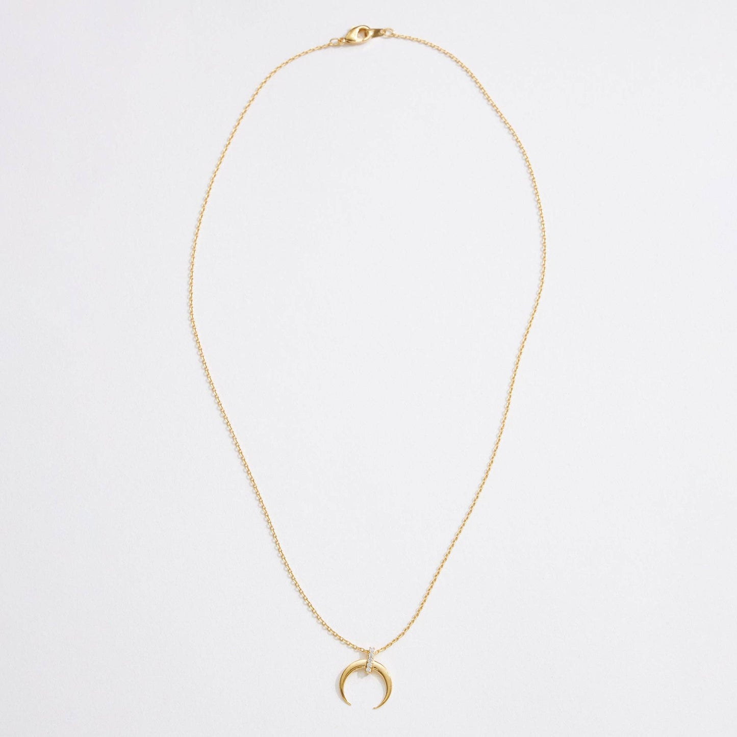Crescent Pendant Necklace
