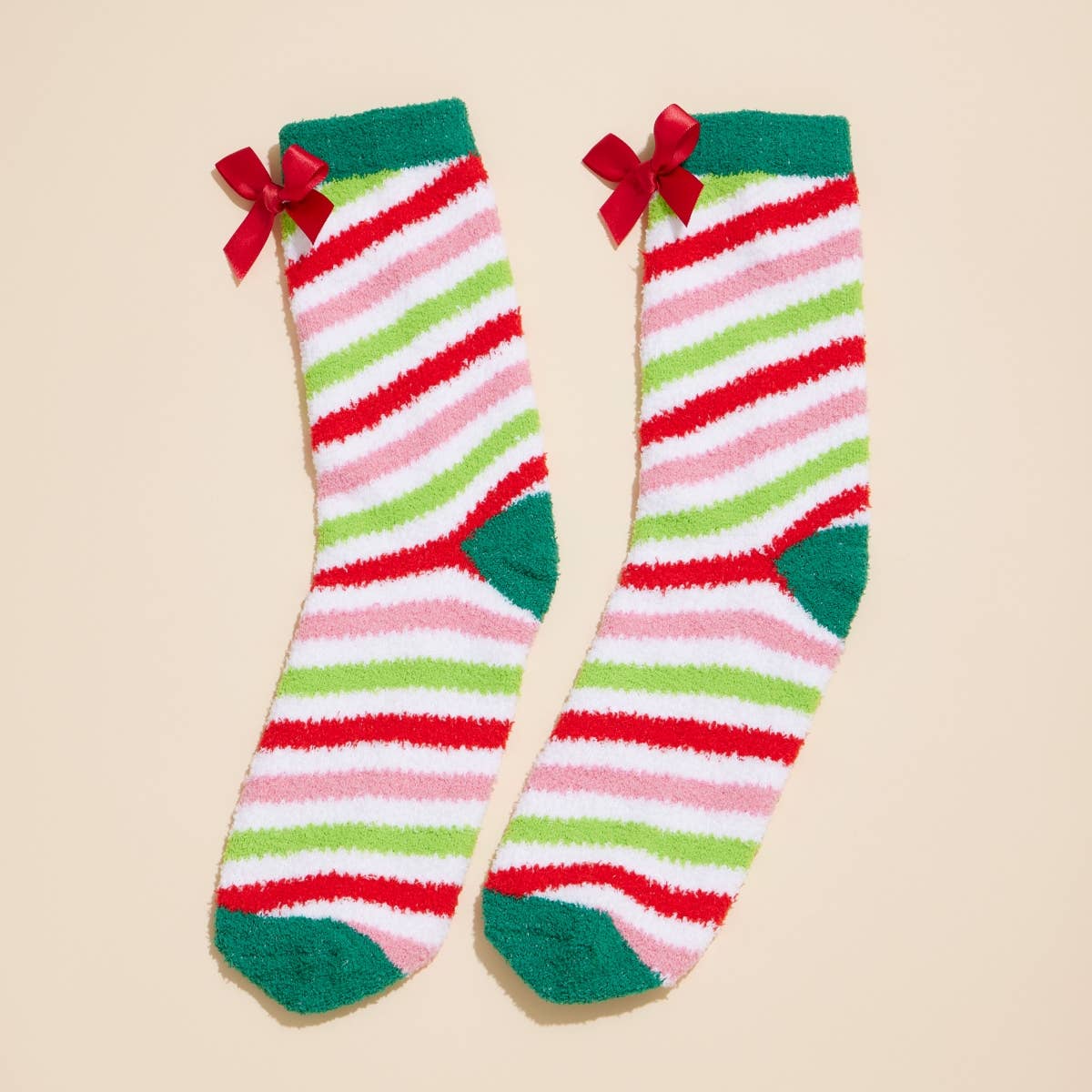 Christmas Fuzzy Socks Assorted Pack of 4 Grinch