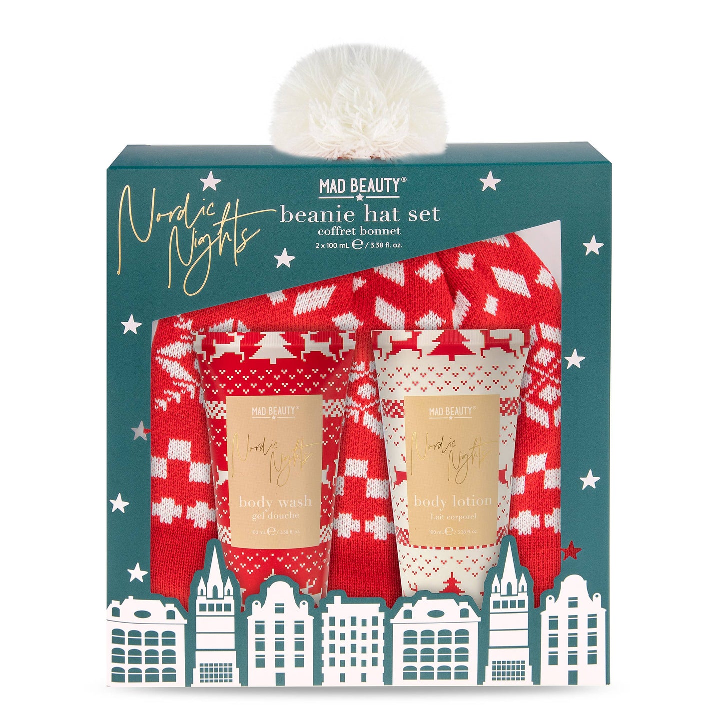 Mad Beauty Nordic Beanie Hat Set