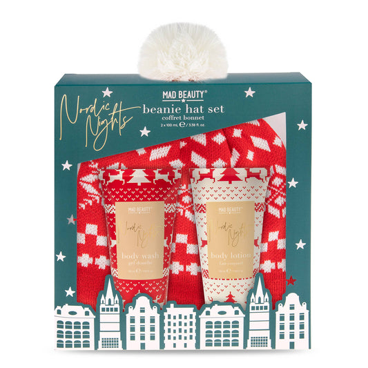 Mad Beauty Nordic Beanie Hat Set