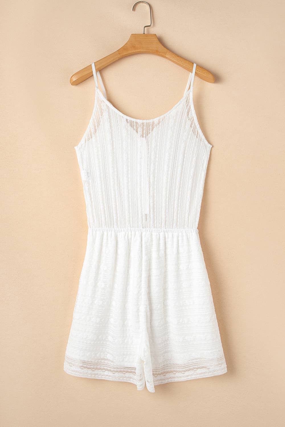 Lace Spaghetti Strap Romper