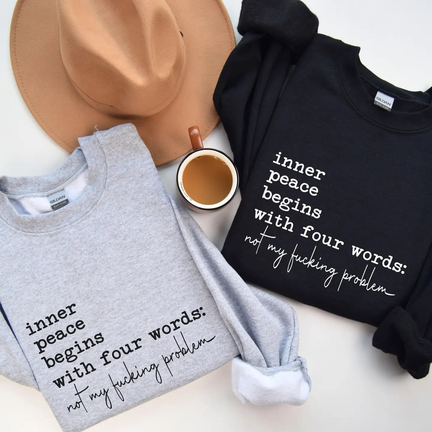 PRE-ORDER Inner Peace Beings with 4 Words Sweatshirt